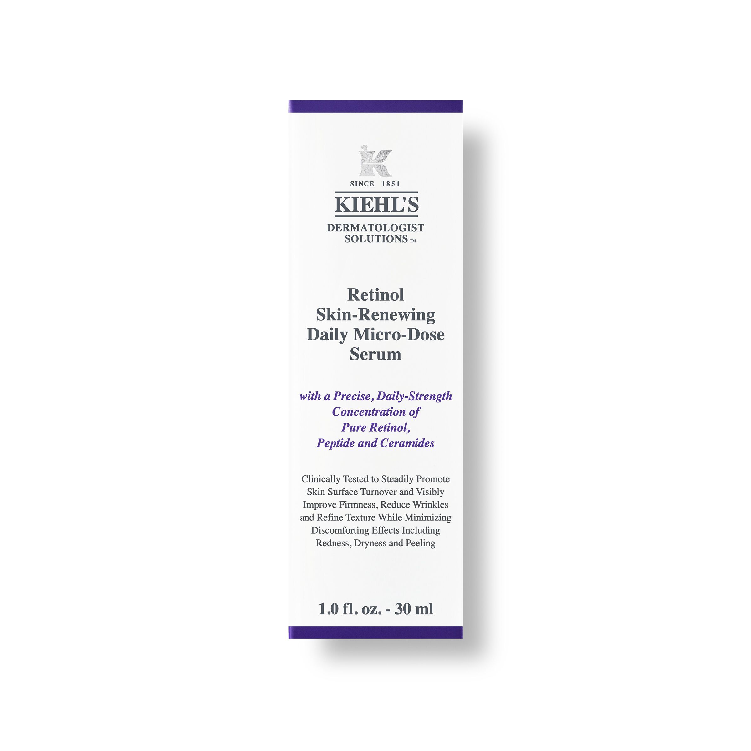 Krabička sera Kiehl's Retinol Skin Renewing Daily Microdose