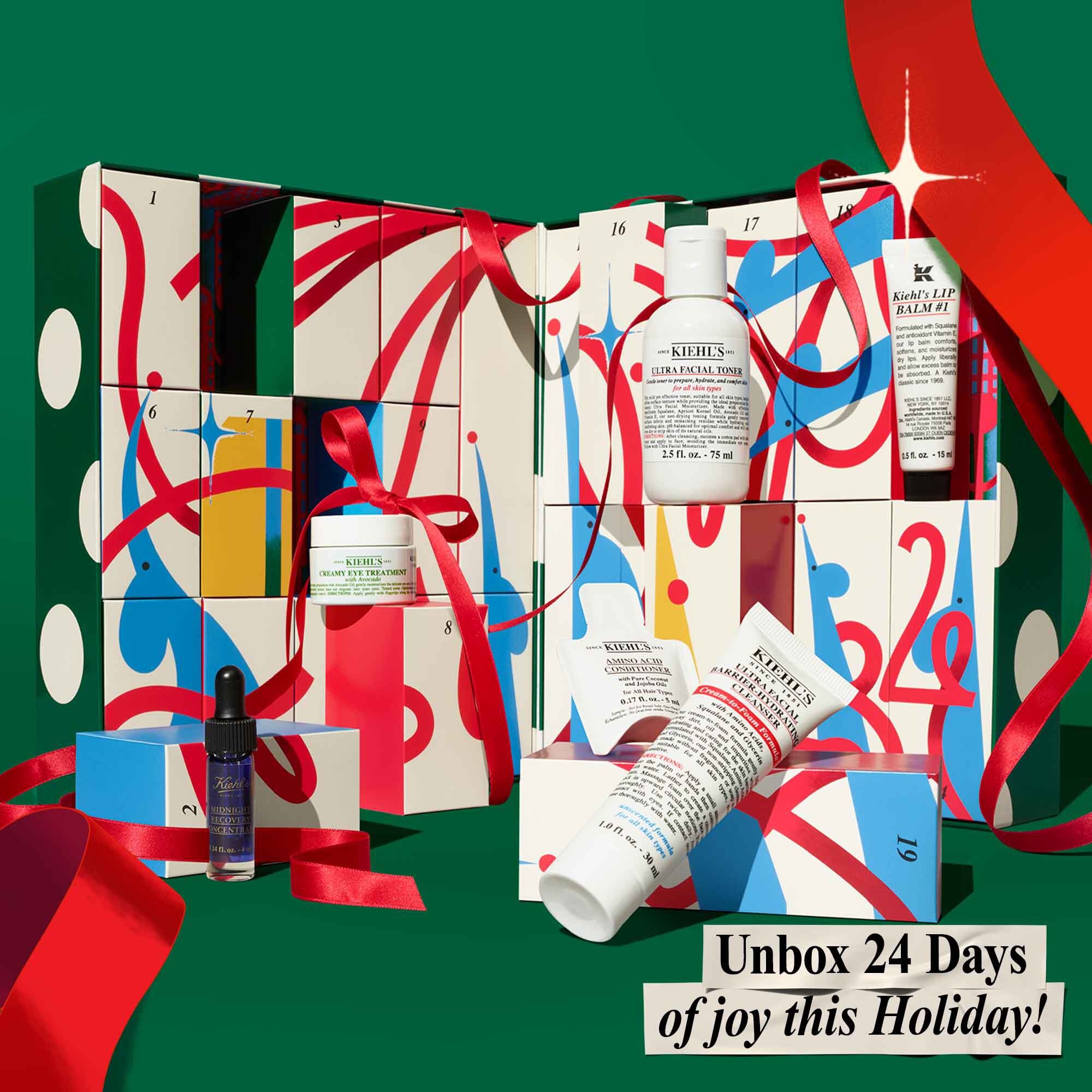 24 dni s adventnym kalendarom Kiehl's
