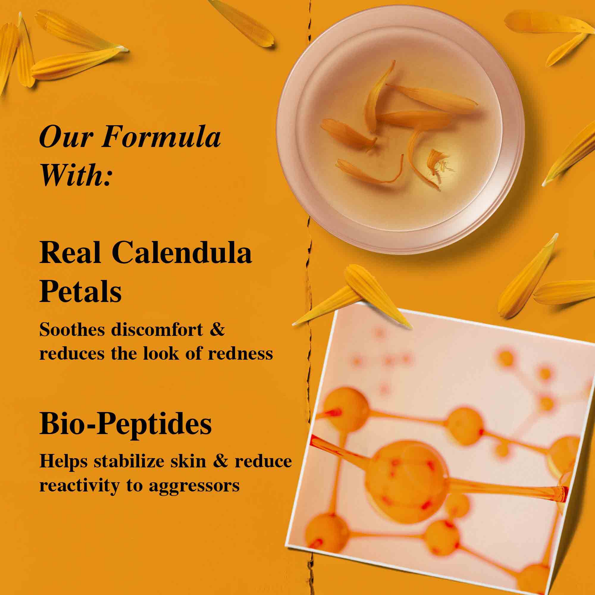 Lupeňe kvetov nechtika.