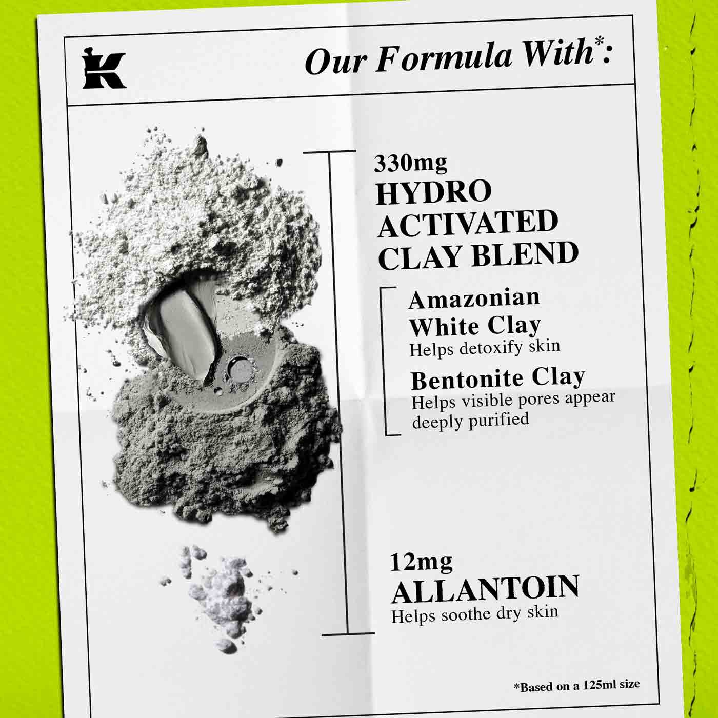 Zloženie hĺbkovo čistiacej masky Kiehl's Rare Earth – amazonsky biely il, Aloe barbadensis