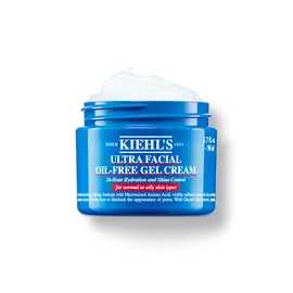 50 ml teglik Kiehl's Ultra Facial Oil-Free Gel Cream na bielom pozadi.