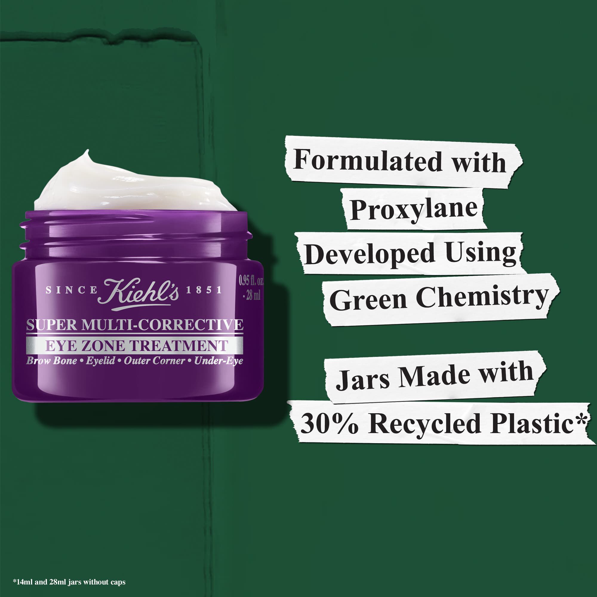 Zloženie s latkou Proxylane vyvinutou pomocou zelenej chemie – nadobky su vyrobene z 30 % z recyklovaneho plastu