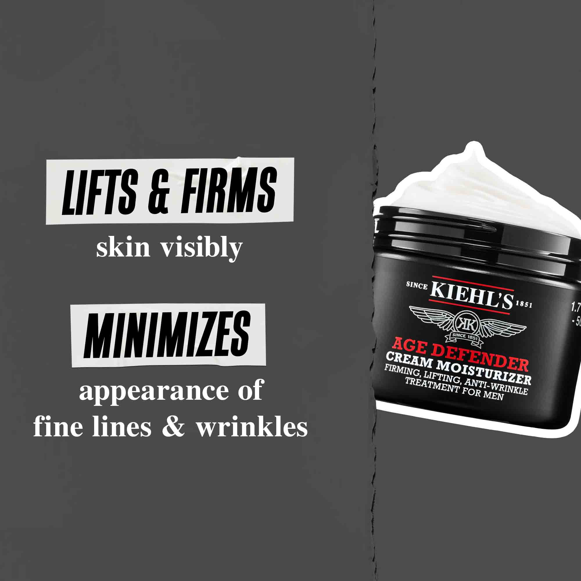 Age Defender Cream Moisturizer: Viditeľne vypina a spevňuje pleť, minimalizuje vyskyt jemnych linii a vrasok.