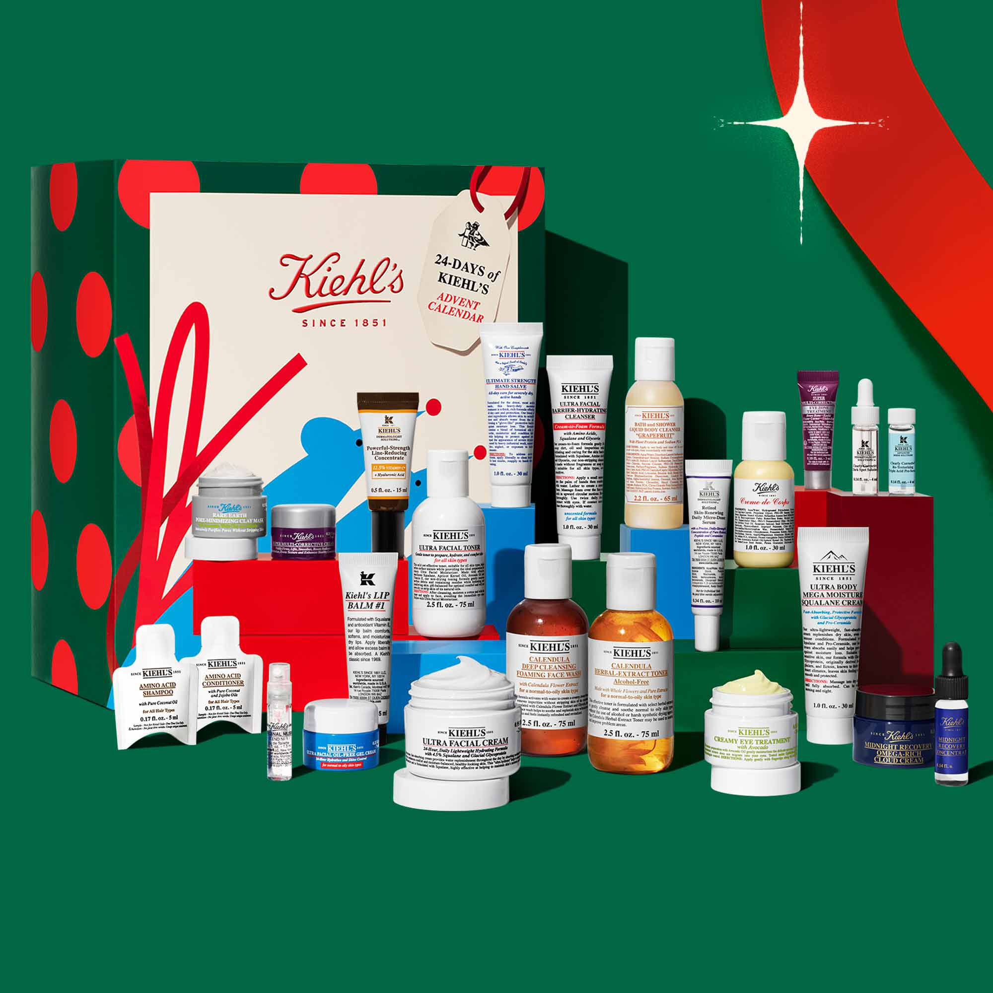 24 dni s adventnym kalendarom Kiehl's
