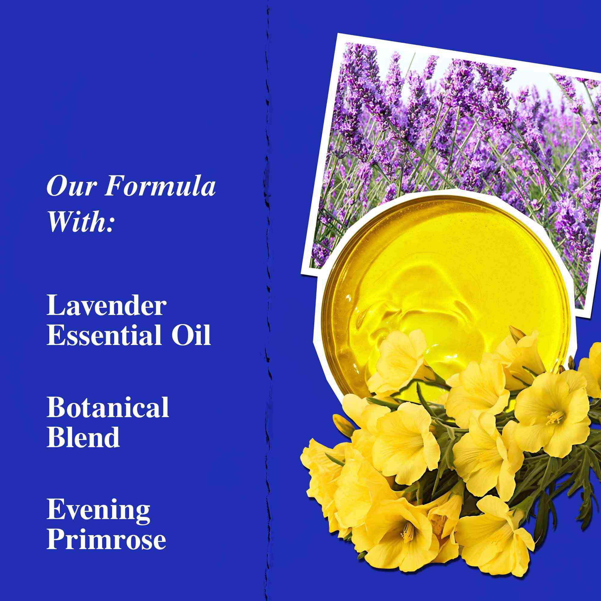 Kľučove zložky Midnight Recovery Concentrate, zdorazňujuce levanduľovy esencialny olej, pupalkovy olej a skvalan.