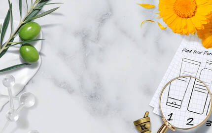 Healthy skin routine finder